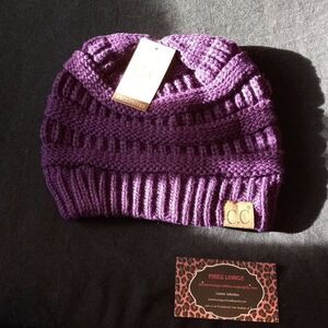 CC Beanie Dark Purple  